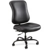 Optimus High Back Big & Tall Chair, 400-lb. Capacity, Black Leather