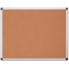 Value Cork Bulletin Board with Aluminum Frame, 48 x 72, Natural