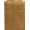 Napkin Waxed Receptacle Liners, 7.5" x 10.25", Kraft, 500 Bags/Carton