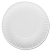 Round Plates, Lightweight, Paper, 6", White, 1200 Plates/Carton