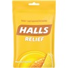 Honey-Lemon Triple Action Cough Drops, 30 Drops/Bag, 12 Bags/Box