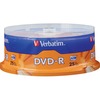 DVD-R Discs, 4.7GB, 16x, Spindle, Matte Silver, 25/Pack