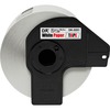 Continuous Paper Label Tape, 2.4" x 50' Roll, White