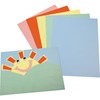 Assorted Colors Tagboard, 9" x 12", Blue/Canary/Green/Orange/Pink, 100 Sheets/Pack