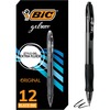 Gel-ocity Gel Pen, Retractable, Medium 0.7 mm, Black Ink, Translucent Black Barrel, Dozen