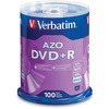 DVD+R Discs, 4.7GB, 16x, Spindle, 100/Pack