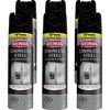 Stainless Steel Cleaner & Polish, 17 oz. Aerosol, Unscented, 6/CT