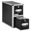 Two-Drawer CD File Cabinet, Holds 330 Folders/120 Slim/60 Std. Cases