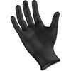 Disposable General Purpose Powder-Free Nitrile Gloves, L, Black, 4.4mil, 100/Box