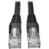 CAT6 Snagless Molded Patch Cable, 25 ft, Black