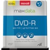 DVD-R Discs, 4.7GB, 16x, Spindle, Gold, 100/Pack