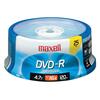 DVD-R Discs, 4.7GB, 16x, Spindle, Gold, 25/Pack