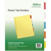 Insertable Dividers, 5 Tab, Multicolor