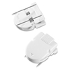 Panel Wall Clips for Fabric Panels, Standard Size, White, 4/Pack