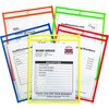 Stitched Shop Ticket Holder, Neon, Assorted 5 Colors, 75", 9 x 12, 25/BX