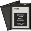 Shop Ticket Holders, Stitched, One Side Clear, 75", 9 x 12, 25/BX