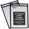 Shop Ticket Holders, Stitched, Both Sides Clear, 50", 6 x 9, 25/BX