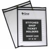 Shop Ticket Holders, Stitched, Both Sides Clear, 75", 11 x 14, 25/BX