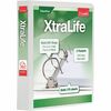 XtraLife ClearVue Non-Stick Locking Slant-D Binder, 1.5" Cap, 11 x 8 1/2, White