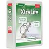 XtraLife ClearVue Non-Stick Locking Slant-D Binder, 2" Cap, 11 x 8 1/2, White