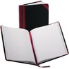 Record/Account Book, Record Rule, Black/Red, 150 Pages, 9 5/8 x 7 5/8