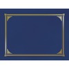 Certificate/Document Cover, 12 1/2 x 9 3/4, Navy Blue, 6/Pack