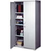 OfficeWorks Resin Storage Cabinet, 36w x 22d x 72h, Platinum