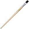 Long Handle Easel Brush, Size 18, Natural Bristle, Flat, 12/Pack