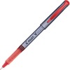 V Razor Point Liquid Ink Marker Pen, Red Ink, .5mm, Dozen