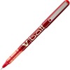 VBall Liquid Ink Roller Ball Stick Pen, Red Ink, .7mm, Dozen