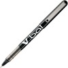 VBall Liquid Ink Roller Ball Stick Pen, Black Ink, .5mm, Dozen