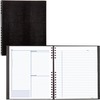 NotePro Undated Daily Planner, 11 x 8-1/2, Black