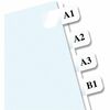 Laser Printable Index Tabs, 7/16 x 1, White, 675/Pack