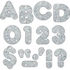 Ready Letters Sparkles Letter Set, Silver Sparkle, 4"h, 71/Set