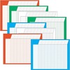 Horizontal Incentive Chart Pack, 28w x 22h, Assorted Colors, 8/Pack