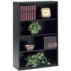 Metal Bookcase, Four-Shelf, 34-1/2w x 13-1/2d x 52-1/2h, Black