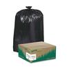 Recycled Can Liners, 33gal, 1.25mil, 33 x 39, Black, 100/Carton