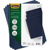 Expressions Oversize Linen Presentation Covers, 11.3 in H x 8.8 in W x 0.1 in D, Navy, Linen, 200/Pack