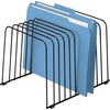 Wire File Sorter, 11 Divider(s), 8 in H x 9 in W x 11.4 in D, Desktop, Steel, Black