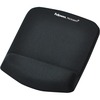 PlushTouch Mouse Pad Wrist Rest with Microban, 1 in x 7.25 in x 9.38 in, Black