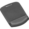 PlushTouch Mouse Pad Wrist Rest with Microban, 1 in x 7.25 in x 9.38 in, Graphite
