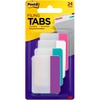 Filing Tabs, Write-on Tabs, 2" x 1.5", Assorted Tabs, 24/PK