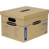 SmoothMove Classic Moving Boxes, 12 in W x 15 in D x 10 in H, 15/Pack