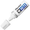 Permanent Marker, Broad Tip, White, EA