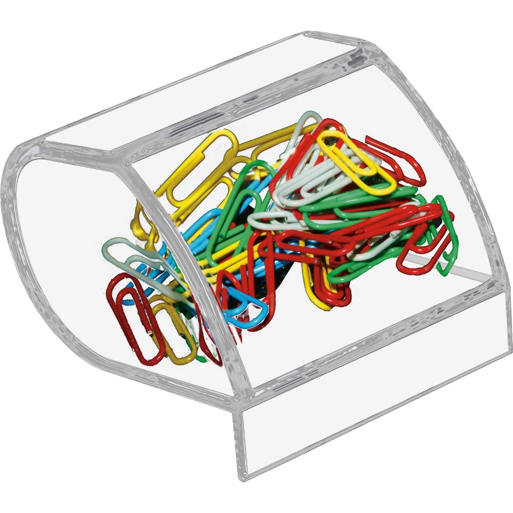 KTKAD40 - No digging around or fighting with a magnet, this Paper Clip Holder holds clips at an accessible angle, making them easy to get when you need them. Crafted of heavy cast polished acrylic for both style and durability.