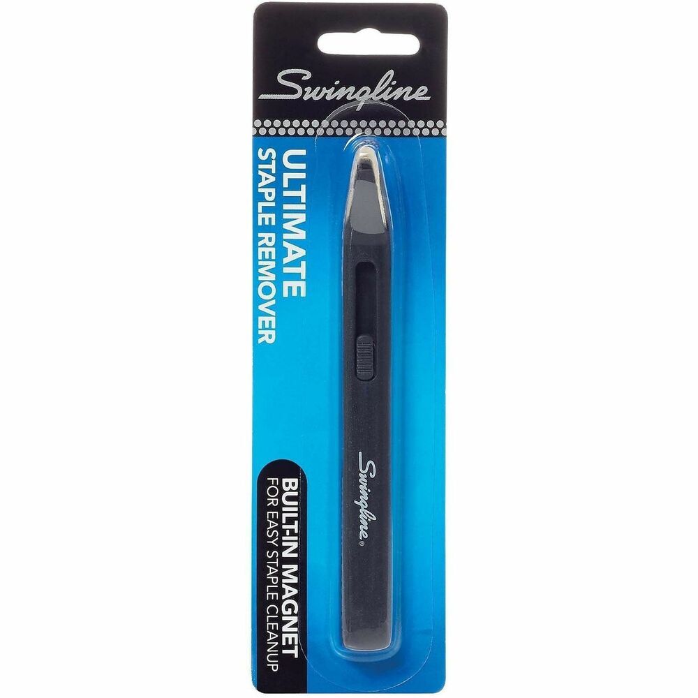 Swingline Ultimate Staple Remover - Blade Style - Built-in Magnet - Black - 1 Each