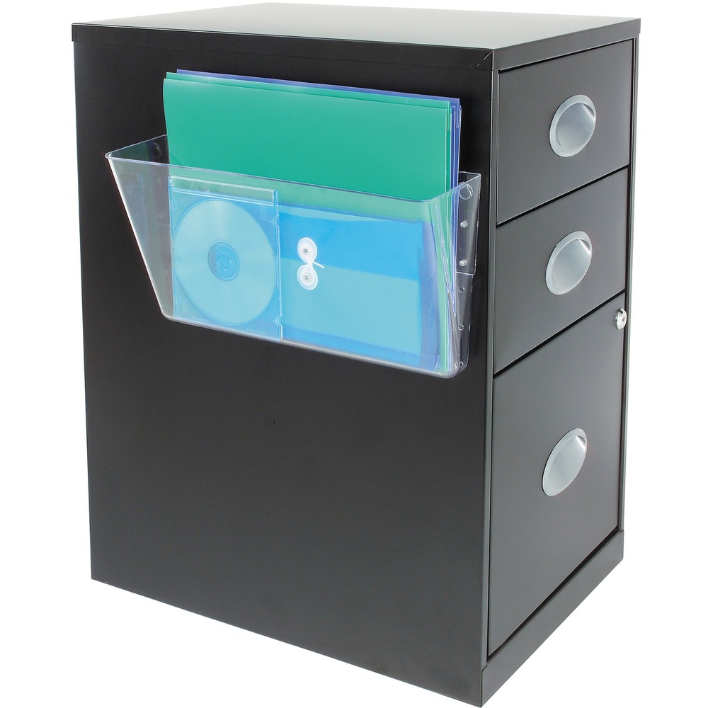 DEF73101 - Securely attach Magnetic DocuPockets to cabinets and other metal surfaces. Magnets are scratch-resistant magnets. Magnetic pockets are a great way to keep files organized and easily accessible. Pocket is made of durable plastic.