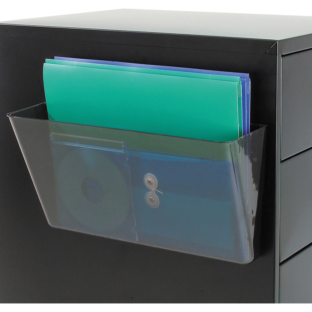 DEF73102 - Securely attach Magnetic DocuPockets to cabinets and other metal surfaces. Magnets are scratch-resistant magnets. Magnetic pockets are a great way to keep files organized and easily accessible. Pocket is made of durable plastic.