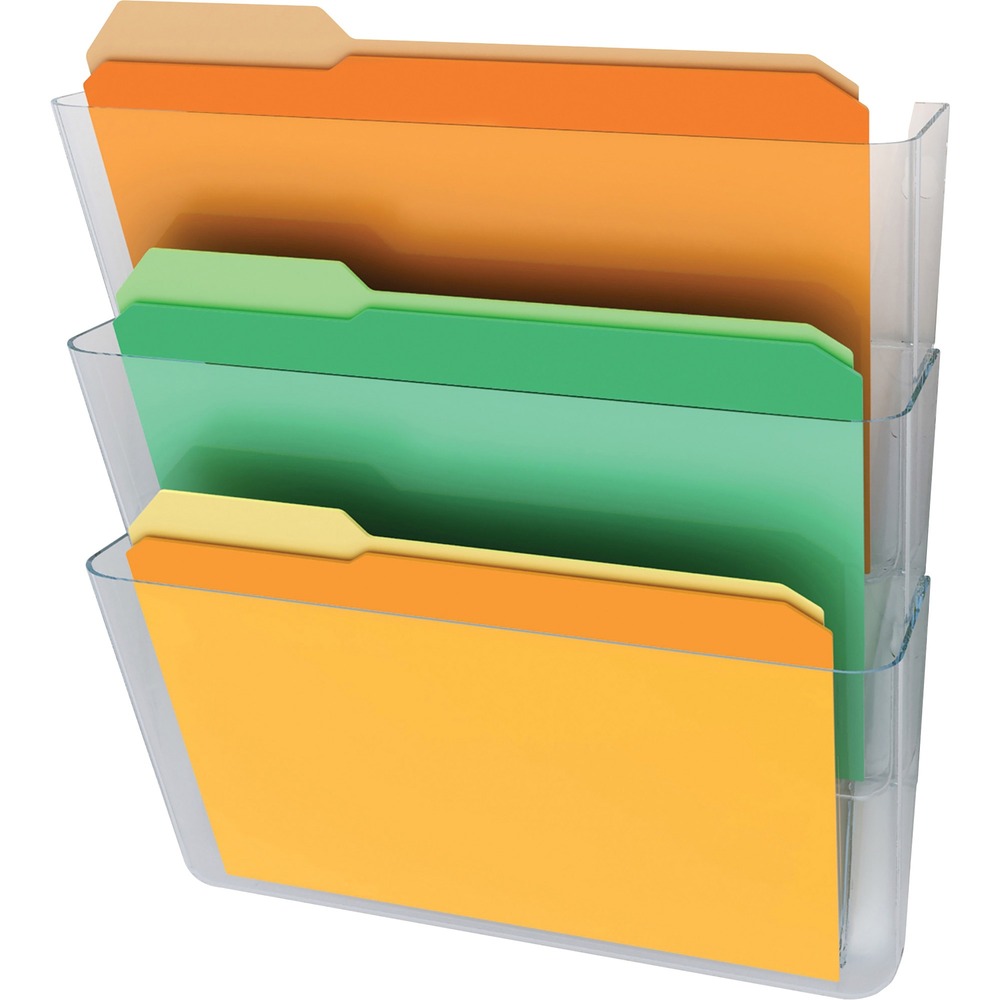 DEF73601RT - Eliminate clutter and create extra space with these EZ Link Stackable Letter-Size DocuPockets. They stack without putting additional holes in your wall. Combine them with additional units using EZ Link Pins. Waterfall design provides visibility to many files at a time. Mount pockets to the wall with included screws, linking pins and mounting tape.