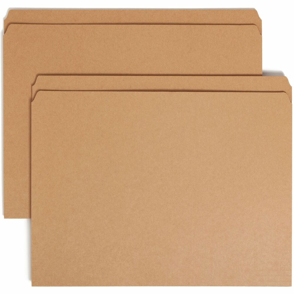 SMD10710 - Top-tab folders are ideal for organizing files or archives. Sturdy, 11 point stock protects documents. Folders have straight-cut tab that is 1/2" high. Corners are rounded in front and back. Scored for 3/4" expansion.